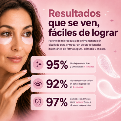 Nura® - Parches de microagujas con ácido hialurónico y colágeno